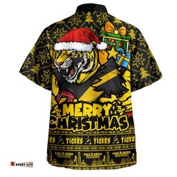 RugbyLife Shop Richmond Hawaiian Shirt Festive Holiday Merry Christmas Vibe