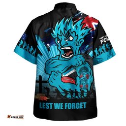 RugbyLife Shop Port Adelaide Hawaiian Shirt ANZAC Day Honour And Football Legacy
