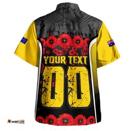 RugbyLife Shop Richmond Hawaiian Shirt Lest We Forget In Eternal Honor And Duty