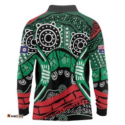 Australia Tasmania State Long Sleeve Polo Shirt Ubertas et Fidelitas LT9