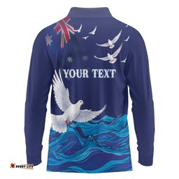Bondi Beach Pray For Australia Personalised Long Sleeve Polo Shirt LT9