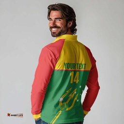 Custom Tasmania Bowls Australia Long Sleeve Polo Shirt Go Tasmanian Tridents LT14