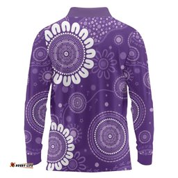 Sea Horse Australia Epilepsy Awareness Long Sleeve Polo Shirt LT9