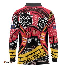 South Australia Festival State Wine State Long Sleeve Polo Shirt LT9