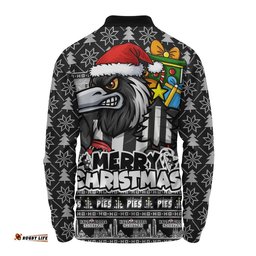 Collingwood Long Sleeve Polo Shirt Festive Holiday Merry Christmas Vibe