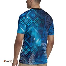 Aotearoa Taniko Matariki Rugby Jersey Cosmic Blue LT7