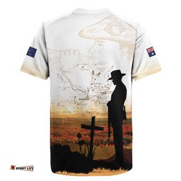 Australia And New Zealand ANZAC Day Rugby Jersey Battle Of Beersheba LT05