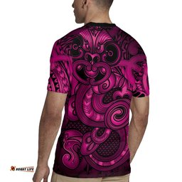 Aotearoa Maori Hei Tiki Rugby Jersey Mawhero Kowhaiwhai Puhoro Motif LT9