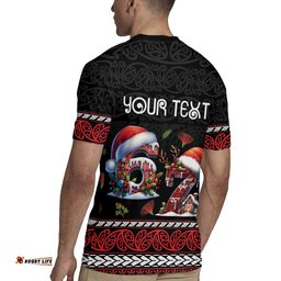 Aotearoa Six Seven Personalized Rugby Jersey New Zealand Funny Christmas LT9