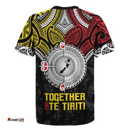 Aotearoa and Niue Mo Te Tiriti Rugby Jersey New Zealand Honour The Treaty Ake!Ake!Ake! LT9