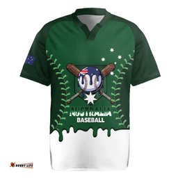 Australia 2026 Baseball Custom Rugby Jersey Go Aussie Drip Style LT14