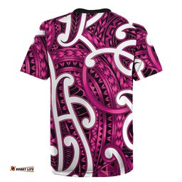 Aotearoa Maori Kowhaiwhai Rugby Jersey Mawhero Puhoro and Patiki LT9