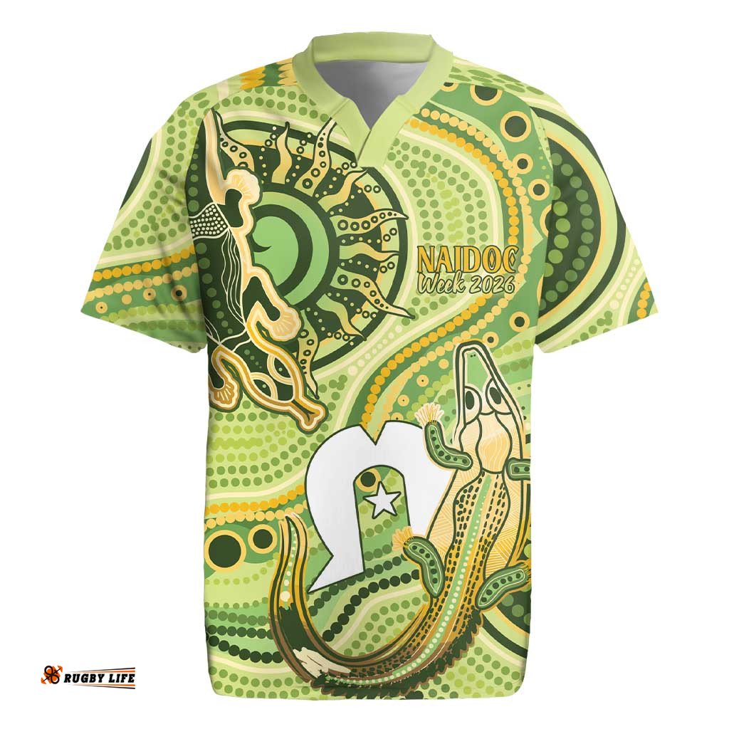 2026 NAIDOC Week 50 Years Deadly Rugby Jersey Flows of Time LT7
