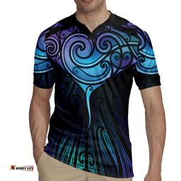 Aotearoa Maori Te Whai Rahi Rugby Jersey Tala - Nowhere You Could Go That I Won't Be With You LT7