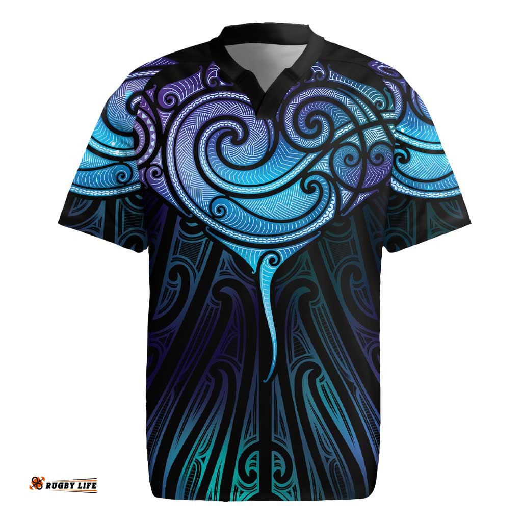 Aotearoa Maori Te Whai Rahi Rugby Jersey Tala - Nowhere You Could Go That I Won't Be With You LT7