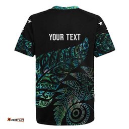 Aotearoa Personalized Lawn Bowls Maori Rugby Jersey New Zealand Paua Shell Tribal Silver Fern LT7