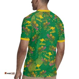 Australia Billy Buttons Rugby Jersey Aussie Pycnosorus Kangaroo Seamless Style LT14