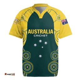 Custom Australia Cricket Rugby Jersey Aussies Champions LT01
