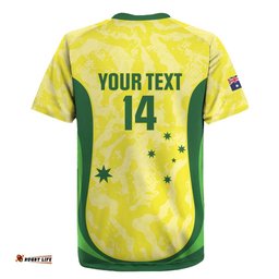 Australia Football Custom Rugby Jersey Go Socceroos Grunge Sporty Style LT14