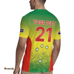 Australian Tasmania Lawn Bowls Custom Rugby Jersey Aussie Minimalist Style LT9