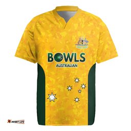Australian Lawn Bowls Custom Rugby Jersey Aussie Minimalist Style LT9
