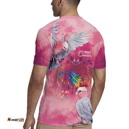 Australia Fight Cancer In All Colors Rugby Jersey Galah Pink Tie Dye LT7