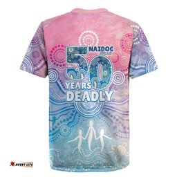 Australia NAIDOC Week 2026 50 Years Deadly Rugby Jersey Celestial Glows LT7