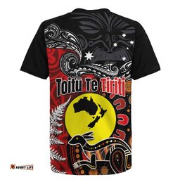 Aotearoa and Australia Toitu Te Tiriti Rugby Jersey Honour the Treaty - Te Tiriti Is Us LT03