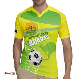 Custom Australia Soccer 2026 Rugby Jersey Come On Matildas LT14