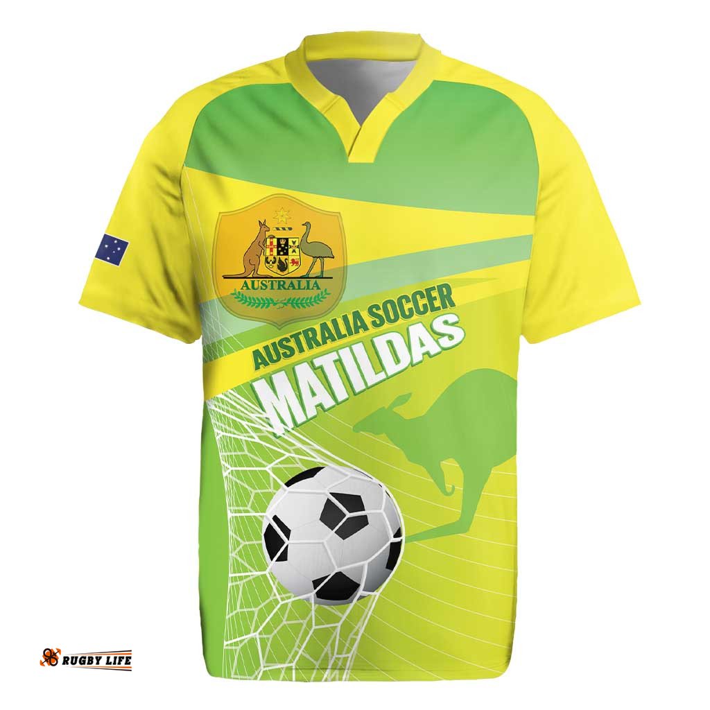 Custom Australia Soccer 2026 Rugby Jersey Come On Matildas LT14