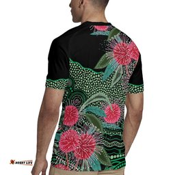 Australia Hakea Rugby Jersey Aussie Native Flowers Indigenous Art LT14