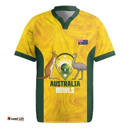 Custom Bowls Australia Rugby Jersey Marble National Color LT14