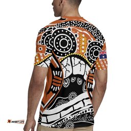 Australian Northern Territory Rugby Jersey Aboriginal with Sturt's Desert Rose LT9