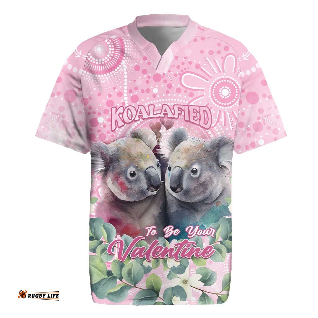 Australia Koala Valentine's Day Rugby Jersey Koalified To Be Your Valentine LT14