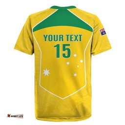 Custom Australia Soccer Rugby Jersey Aussie Aussie Oi Oi Oi LT15