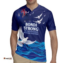 Bondi Beach Pray For Australia Personalised Rugby Jersey LT9