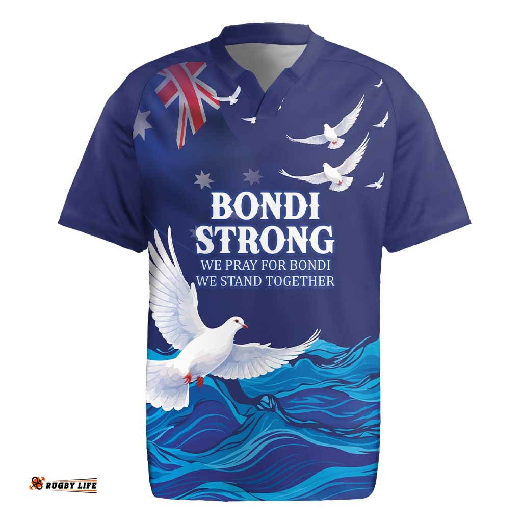 Bondi Beach Pray For Australia Personalised Rugby Jersey LT9