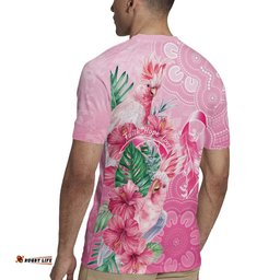 Australia Cockatoos Breast Cancer Rugby Jersey Faith Hope Love LT05