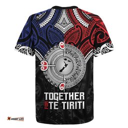 Aotearoa and Samoa Mo Te Tiriti Rugby Jersey Tangata Moana Stand with Tangata Whenua LT9