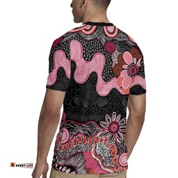 Australia NAIDOC Week 2026 Rugby Jersey Aboriginal Contemporary Art LT7