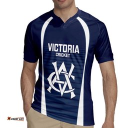 Custom Victoria Cricket Rugby Jersey Go Champions - Sporty Style LT14
