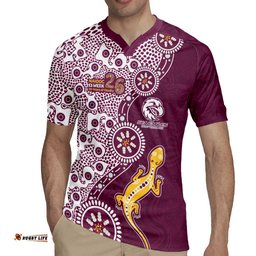 Manly Warringah Sea Eagles NAIDOC Week 2026 Rugby Jersey Aboriginal Lizard Dot Painting - 50 Years of Deadly TS04