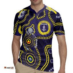 Dockers NAIDOC Week 2026 Personalised Rugby Jersey 50 Years of Deadly Aboriginal Art LT14