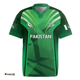Pakistan Cricket Custom Rugby Jersey The Green Shirts with Sporty Pattern LT9