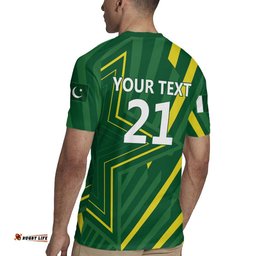 Pakistan Cricket Custom Rugby Jersey Shaheen Falcon Go Champions LT9