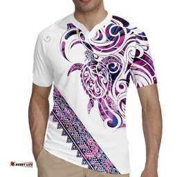 Mawhero Paua shell Kowhaiwhai Taniko Personalised Rugby Jersey Turtle Tattoo Maori Tribal Style LT9