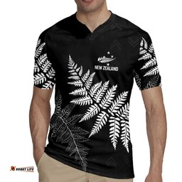 New Zealand Lawn Bowls Personalized Rugby Jersey Wrap-Around Silver Fern LT7