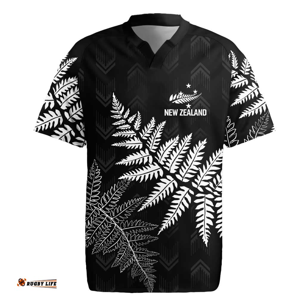 New Zealand Lawn Bowls Personalized Rugby Jersey Wrap-Around Silver Fern LT7