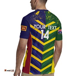 Custom Sri Lanka And Australia Cricket Rugby Jersey 2025 The Lions Baggy Greens Together LT14