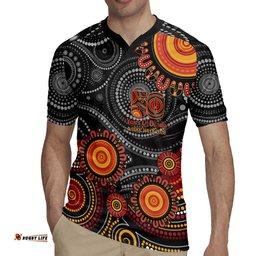 NAIDOC Week 50 Years Deadly Personalised Rugby Jersey Aboriginal Art LT14